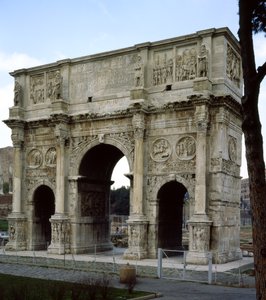 南からのコンスタンティヌスの凱旋門の眺め 作： Roman